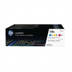HP 128A C/M/Y L/jet Toner Pk3 CF371AM