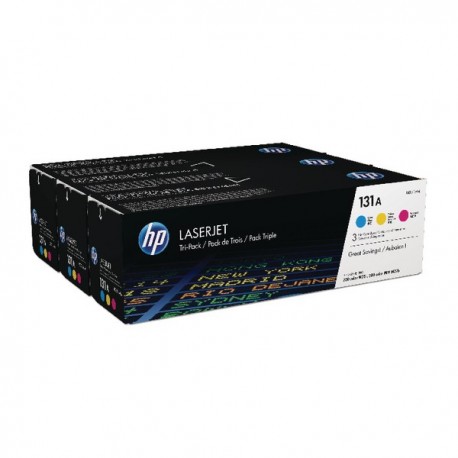 HP 131A C/M/Y LaserJet Toner 3-Pk CF213A