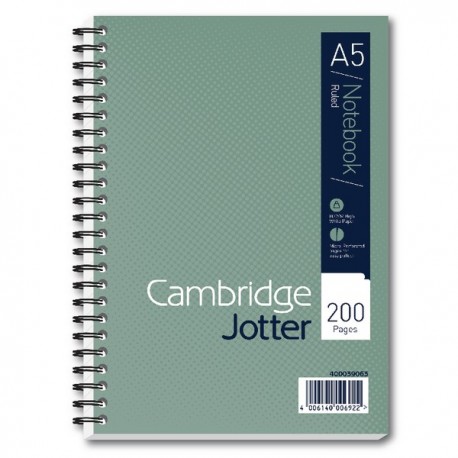 Cambridge Ruled Jotter Notebook  A5 Pk3