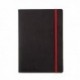 Black n Red Soft Cover Notebook A5
