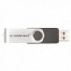 Q-Connect Silv/Blk USB 64Gb Swivel Drive