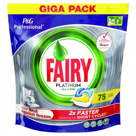 Fairy Platinum Dishwasher Tabs Pk75