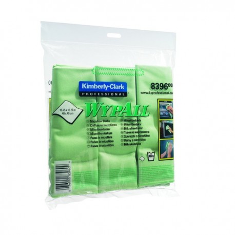 Wypall Microfibre Cloth Green Pk6 8396