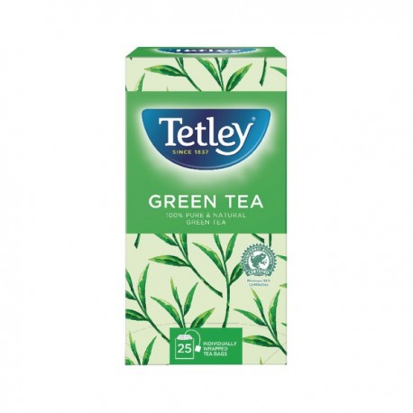 Tetley Pure Green Tea Bags Pk25