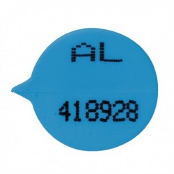 GoSecure Numbered Round Seal Blue P500