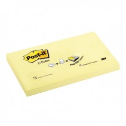 Post-it Yellow Z Notes 76x127mm Pk12