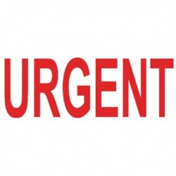 Colop Green Line Red Word Stamp URGENT