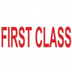 Colop Red Word Stamp First Class