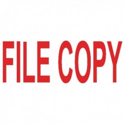 Colop G/Line Red Word Stamp FILE COPY