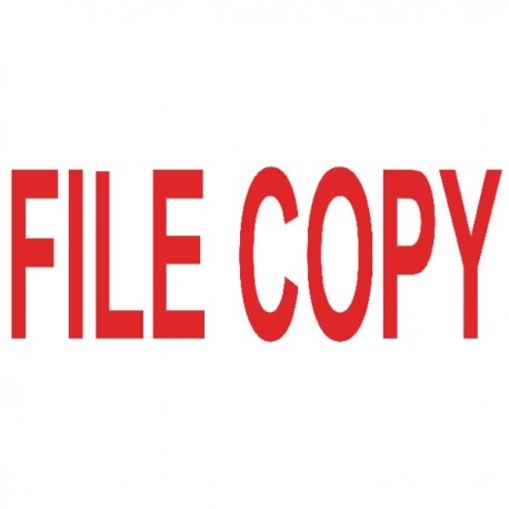 Colop G/Line Red Word Stamp FILE COPY