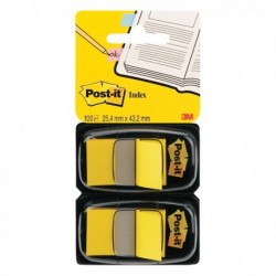 Post-It Yellow Index Dispenser Pk2