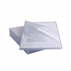 Rexel Anti Slip Cut Flush Folders A4 Clr