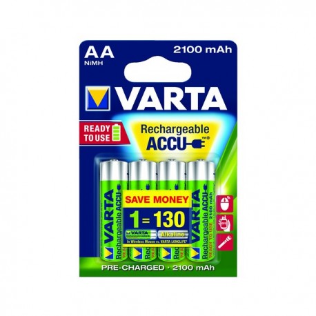 Varta AA Rechargeable Accu Battery Pk4