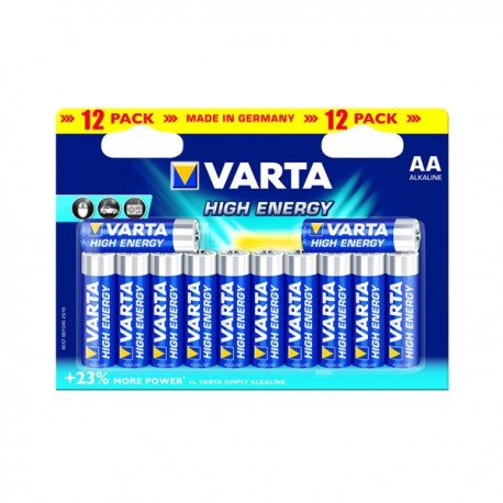 Varta AA Long Life Battery Alkaline Pk12