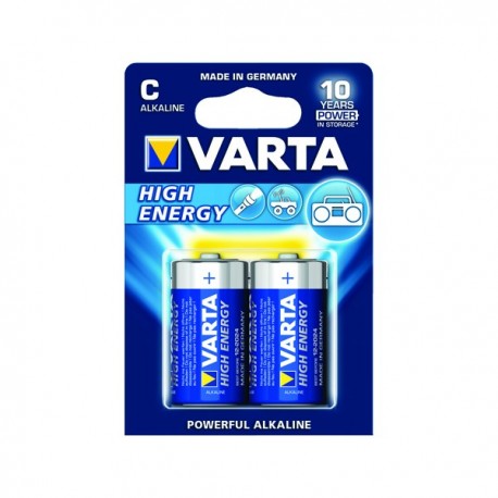 Varta C High Energy Battery Alkaline Pk2