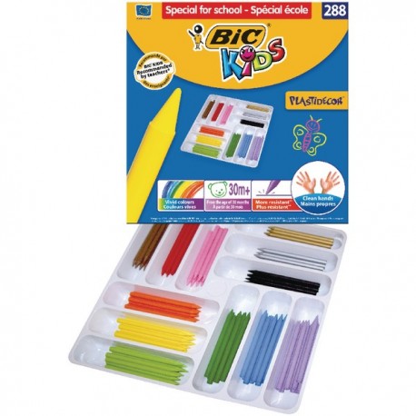 Bic Kids Plastidecor Colour Crayon Pk288
