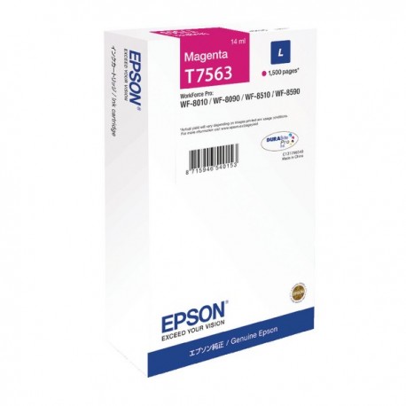 Epson T7563 L Size Magenta Ink T7563