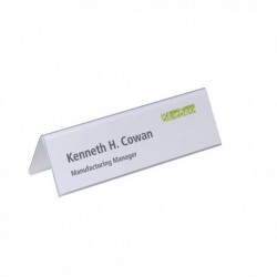 Durable Place Name Holder 61x210mm Pk25