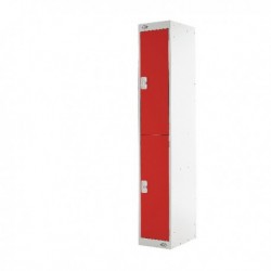 FF DD 2Door Locker 300X300X1800 Red Door