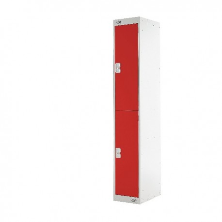 FF DD 2Door Locker 300X300X1800 Red Door