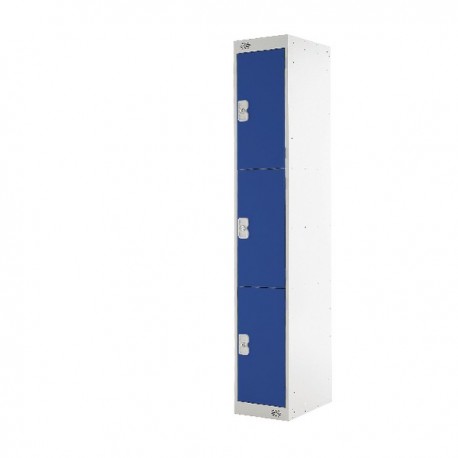 FF DD 3Door Lockr 300X300X1800 Blue Door