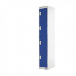 FF DD 4Door Locker 300X300X1800 Blue Doo