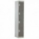 FF DD 4 Door Locker Dk Grey Dr 300mm