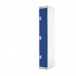 FF DD 3Door Lockr 300X450X1800 Blue Door