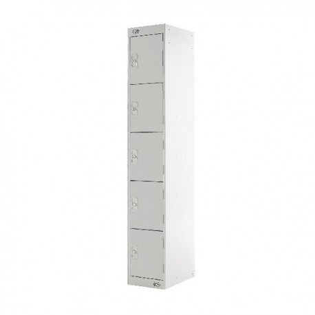 FF DD 5Door Locker 300X450X1800 Lgry Doo