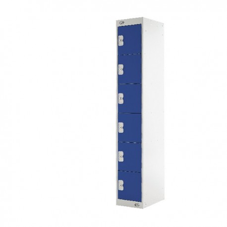 FF DD 6Door Lockr 300X450X1800 Blue Door