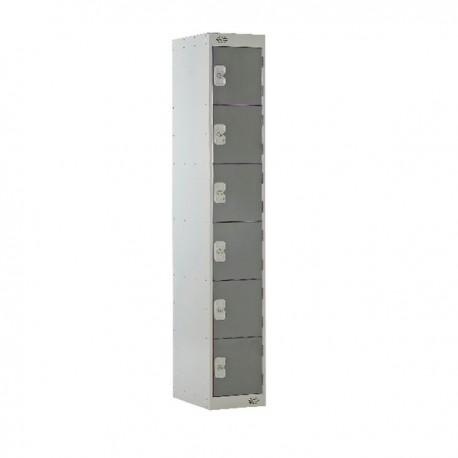 FF DD 6 Door Locker Dk Grey Dr 4500mm