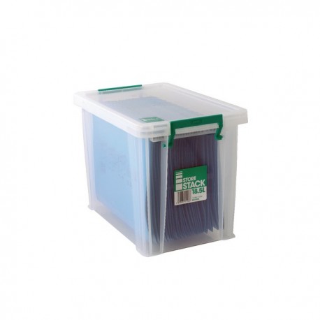 StoreStack 18.5 Ltr Clear Box