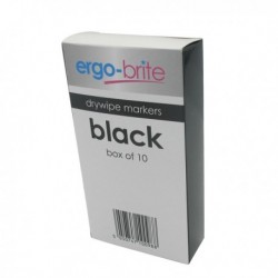 Ergo-Brite Drywipe Marker Grip Blk Pk10