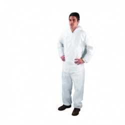 XLarge White Non-Woven Coverall DC03