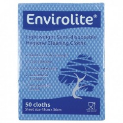 Envirolite Cloths 480x360mm Blue Pk50