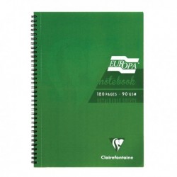 Clairefontaine Europa Pad Green A5 Pk5