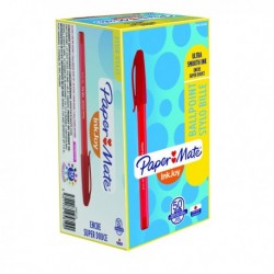 Papermate Inkjoy 100 Red Stick Ball Pk50