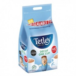 Tetley One Cup Decaff Tea Bags Pk440
