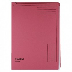 Guildhall Slipfiles 230gsm A4 Pink Pk50