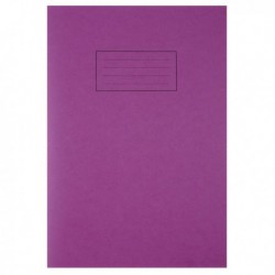 Silvine Purple Tough Shell Exercise Book