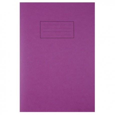 Silvine Purple Tough Shell Exercise Book