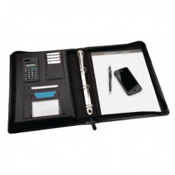 Monolith Zip Ring Binder With Pad A4 Bk