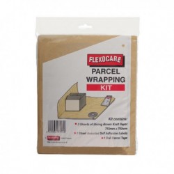 Flexocare Parcel Wrapping Kit Brown Pk24