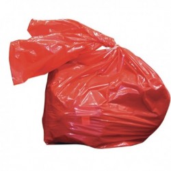 Laundry Soluble Strip Bags Red 80Ltr