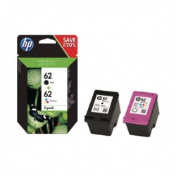 HP 62 Black/Colour Ink Twin Pack N9J71AE