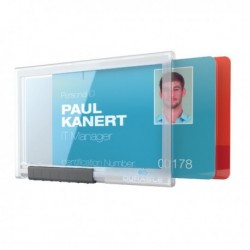 Durable Card Holder Pushbox Duo Pk10
