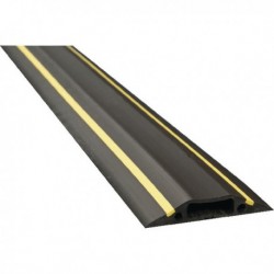 D-Line Black/Yellow Floor Cable Cover 9m